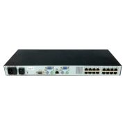 Dell 0D785J PowerEdge 2160AS 16 x Ports RJ-45 + 2 x Ports VGA + 1 x Port BD-9 Male KVM Console Switch