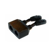 Dell 0K9703 PowerEdge 1850 Dual Dongle RJ45 CAT5 Port Extender