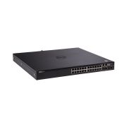 Dell 0RN6NV Networking N3000 Series N3024P 24 x Ports 10/100/1000Base-T PoE+ + 2 x SFP+ Combo Ports Layer 3 Managed 1U Rack-mountable Stackable Gigabit Ethernet Network Switch