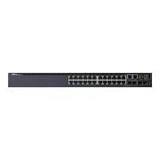 Dell 0S3124 PowerSwitch S3100 Series S3124 24 x Ports 10/100/1000Base-T + 2 x SFP+ Ports + 2 x SFP Combo Ports Layer 3 Managed 1U Rack-mountable Gigabit Ethernet Network Switch