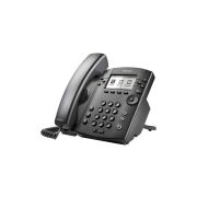Polycom 2200-48300-025 VVX 301 6-Line POE Desktop Phone