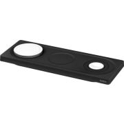 Belkin WIZ016TTBK Boost UP Charge Pro 3-in-1 Black Wireless Charging Pad with MagSafe