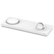 Belkin WIZ016TTWH Boost Charge Pro 3-in-1 Wireless Charging Pad with MagSafe