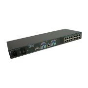 IBM 31R3143 2X16 LOCAL CONSOLE MANAGER KVM Switch - 16 Ports - PS/2 - CAT5
