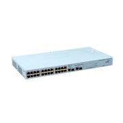 3Com 3CBLSF26PWR-UK Baseline 2226 Plus 24 x RJ-45 Ports 10/100Base-TX + 2 x Shared SFP Ports Layer 2 Managed Rack-mountable Fast Ethernet Network Switch