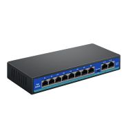 Narpult 6598277323 PoE Switch 8 Port PoE Switch For IP Cameras With 2 Uplink Ports