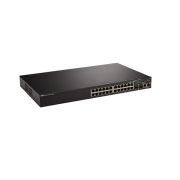 Dell 08H424 PowerConnect 3024 24 x Ports 10/100Base-T + 2 x Ports Gigabit Rack-Mountable Fast Ethernet Network Switch
