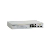 Allied Telesyn AT-GS950/8-50 WebSmart 8-Port Gigabit Ethernet Switch 8 x 10/100/1000Base-T LAN 2 x SFP (mini-GBIC) Ethernet Switch
