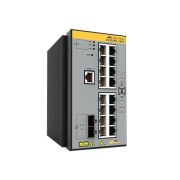 Allied Telesis AT-IE340L-18GP-80 IE340 16 x Ports PoE+ 1000Base-T + 2 x Ports SFP Layer 3 Managed Gigabit Ethenet Network Switch