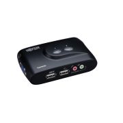 Tripp Lite B004-VUA2-K-R 2-Port Compact USB KVM Switch with Audio Support