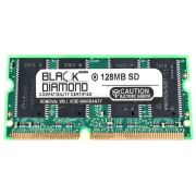 Black Diamond BD128M100MN03 128MB PC-100 ECC CL2 144-pin SoDIMM 3.3V 1Rx16 Memory Module