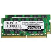 Black Diamond BD16GX22933MQO25 32GB Kit (2 x 16GB) DDR4-2933 MHz PC4-23400 non-ECC Unbuffered CL21 260-Pin SODIMM 1.2V 2Rx8 Memory Module