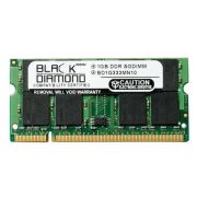 Black Diamond BD1G333MN10 1GB DDR-333 MHz PC-2700 non-ECC Unbuffered CL2.5 200-Pin SODIMM 2.5V 2Rx8 Memory Module