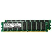 Black Diamond BD1GX2333ME10 2GB Kit (2 x 1GB) DDR-333 MHz PC-2700 ECC CL2.5 184-pin DIMM 2.5V 2Rx8 Memory Module