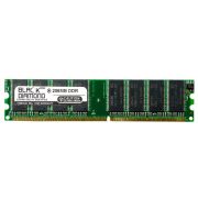 Black Diamond BD256M400M07 256MB DDR-400 MHz PC-3200 ECC CL3 184-pin DIMM 2.5V 2Rx8 Memory Module