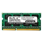 Black Diamond BD2G1066MTN13 2GB DDR3-1066 MHz PC3-8500 non-ECC Unbuffered CL7 204-Pin SODIMM 1.2V 2Rx8 Memory Module