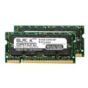 Black Diamond BD4GX2667MDN16 8GB Kit (2 x 4GB) DDR2-667 MHz PC2-5300 non-ECC Unbuffered CL5 200-Pin SODIMM 1.8V 2Rx8 Memory Module