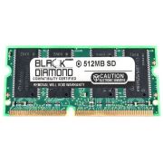 Black Diamond BD512M133MN07 512MB PC-133 ECC Fully Buffered CL3 144-pin SoDIMM 3.3V 2Rx8 Memory Module