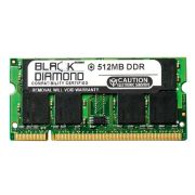 Black Diamond BD512M266MN98 512MB DDR-266 MHz PC-2100 non-ECC Unbuffered CL2.5 200-Pin SODIMM 2.5V 2Rx8 Memory Module