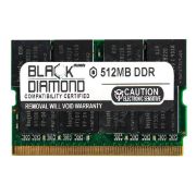 Black Diamond BD512M333MM10 512MB DDR-333 MHz PC-2700 ECC CL2.5 172-pin DIMM 2.5V 2Rx8 Memory Module
