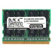 Black Diamond BD512M533MDP09 512MB DDR2-533 MHz PC2-4200 ECC CL4 172-pin DIMM 1.8V 2Rx16 Memory Module
