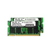 Black Diamond BD512MX2333MN07 1GB Kit (2 x 512MB) DDR-333 MHz PC-2700 non-ECC Unbuffered CL2.5 200-Pin SODIMM 2.5V 2Rx8 Memory Module