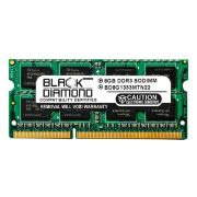 Black Diamond BD8G1333MTN22 8GB DDR3-1333 MHz PC3-1066 non-ECC Unbuffered CL9 204-Pin SODIMM 1.5V 2Rx8 Memory Module