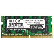 Black Diamond BD8G2133MQO22 8GB DDR4-2133 MHz PC4-17000 non-ECC Unbuffered CL15 260-Pin SODIMM 1.2V 2Rx8 Memory Module