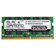 Black Diamond BD8G3200MQO22 8GB DDR4-3200 MHz PC4-25600 non-ECC Unbuffered CL22 260-Pin SODIMM 1.2V 2Rx8 Memory Module