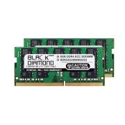 Black Diamond BD8GX22666MQO22 16GB Kit (2 x 8GB) DDR4-2666 MHz PC4-21300 non-ECC Unbuffered CL19 260-Pin SODIMM 1.2V 2Rx8 Memory Module