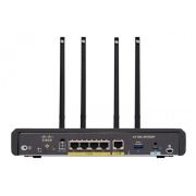 Cisco C1109-4PLTE2PWR ISR 1109 4 x RJ-45 Ports LTE Advanced 4 x External Antennas Gigabit Ethernet Dual Pluggables Modem/Wireless Router