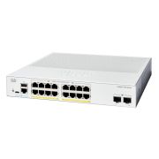 Cisco C1300-16P-2G Catalyst 1300 Series 16-Port Gigabit PoE+ Managed Network Switch