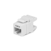 StarTech C6KEY110SWH Cat 6 Keystone Jack - RJ45 Ethernet Cat6 Wall Jack White