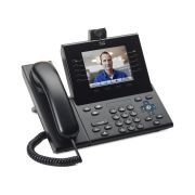 Cisco CP-9951-C-A-K9 9900 Series 9951 2 x Ports 1000Base-T + 2 x Ports USB 2.0 Arabic Keyboard Charcoal IP Phone With Camera