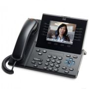 Cisco CP-9951-C-K9-RF 9900 Series 9951 2 x Ports 1000Base-T + 2 x Ports USB 2.0 Charcoal IP Phone With Camera