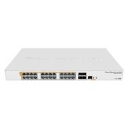 MikroTik CRS328-24P-4S+RM 24 x PoE Gigabit ports and 4 x SFP+ ports Cloud Router Switch