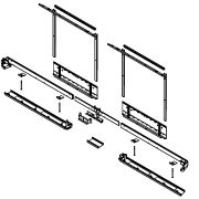 Cisco CS-ROOM70D-WMK Room 70D and Room 70D G2 wall mount kit, hangs on wall