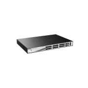 D-Link DES-1210-28 254W 24-Port 10/100/1000Base-TX 254W Managed Fast Ethernet Switch with 2 Combo Gigabit SFP Ports & 2 Ethernet Ports