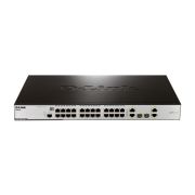 D-Link DES-3200-28P xStack 28-Ports PoE Managed Fast Ethernet Switch 24 Ethernet Ports and 4 Combo Gigabit SFP Ports