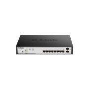 D-Link DGS-1100-10MP 10-Port 10/100/1000 (PoE+) Unmanaged Gigabit Ethernet Switch with 2 Gigabit SFP Ports