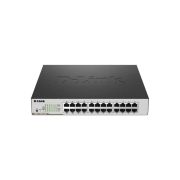 D-Link DGS-1100-24P 12-Ports 10/100/1000Mbps PoE + 12-Ports 10/100/1000Mbps Stackable Ethernet Switch