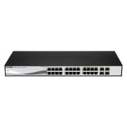 D-Link DGS-1210-24 24-Port Gigabit WebSmart Switch with 4 Combo SFP