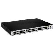 D-Link DGS-1210-48 DGS-1210 Series 44 x Ports 1GBase-T + 4 x Ports Combo RJ-45/SFP Layer 2 Managed 1U Rack-Mountable Gigabit Ethernet Network Switch