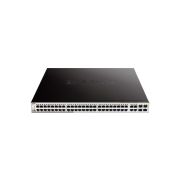 D-Link DGS-1210-52MP Ethernet Switch 48 Network 4 Expansion Slot Manageable Twisted Pair Optical Fiber 2 Layer Supported 1U High Desktop Rack-mount
