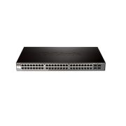 D-Link DGS-1500-52 48-Port 10/100/100Base-T Layer-3 Managed Gigabit Ethernet Switch with 4 SFP Ports Rack-Mountable