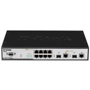 D-Link DGS-3200-10 8-Port 10/100/1000 Layer 2 Managed Ethernet Switch