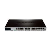 D-Link DGS-3620-28TC-SI 20 x Ports 1000Base-T + 4 x Ports Combo SFP + 4 x Ports SFP+ Layer 3 Managed Gigabit Ethernet Network Switch