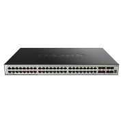 D-Link DGS-3630-52TC 44 x Gigabit electrical ports, 4 x Gigabit optical multiplexing ports, 4 x Gigabit SFP+ ports switch