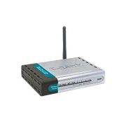 D-Link DI-524/B AirPlus G DI-524 4 x Ports 10/100Base-TX LAN + 1 x Port 10/100Base-TX WAN 54Mb/s 802.11g 2.4GHz Wireless Broadband Router