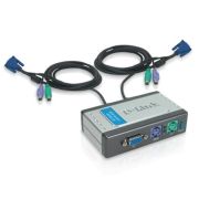 D-Link DKVM-2K 2-Port KVM Switch 2 x 1 2 x mini-DIN (PS/2) Keyboard 2 x mini-DIN (PS/2) Mouse 2 x HD-15 Video Desktop